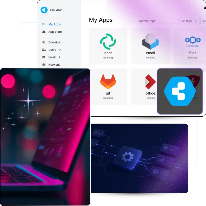 Cloudron VPS hosting - A private workspace for a small team
